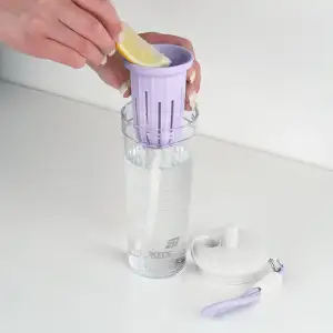 Стакан для води, 650 мл, біло-ліловий KITE K25-1219-2
