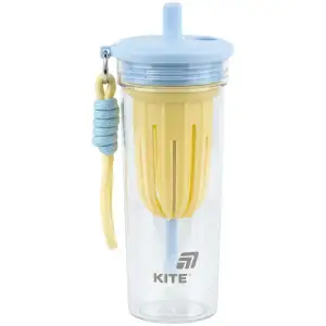 Стакан для води, 650 мл, жовто-блакитний KITE K25-1219-3