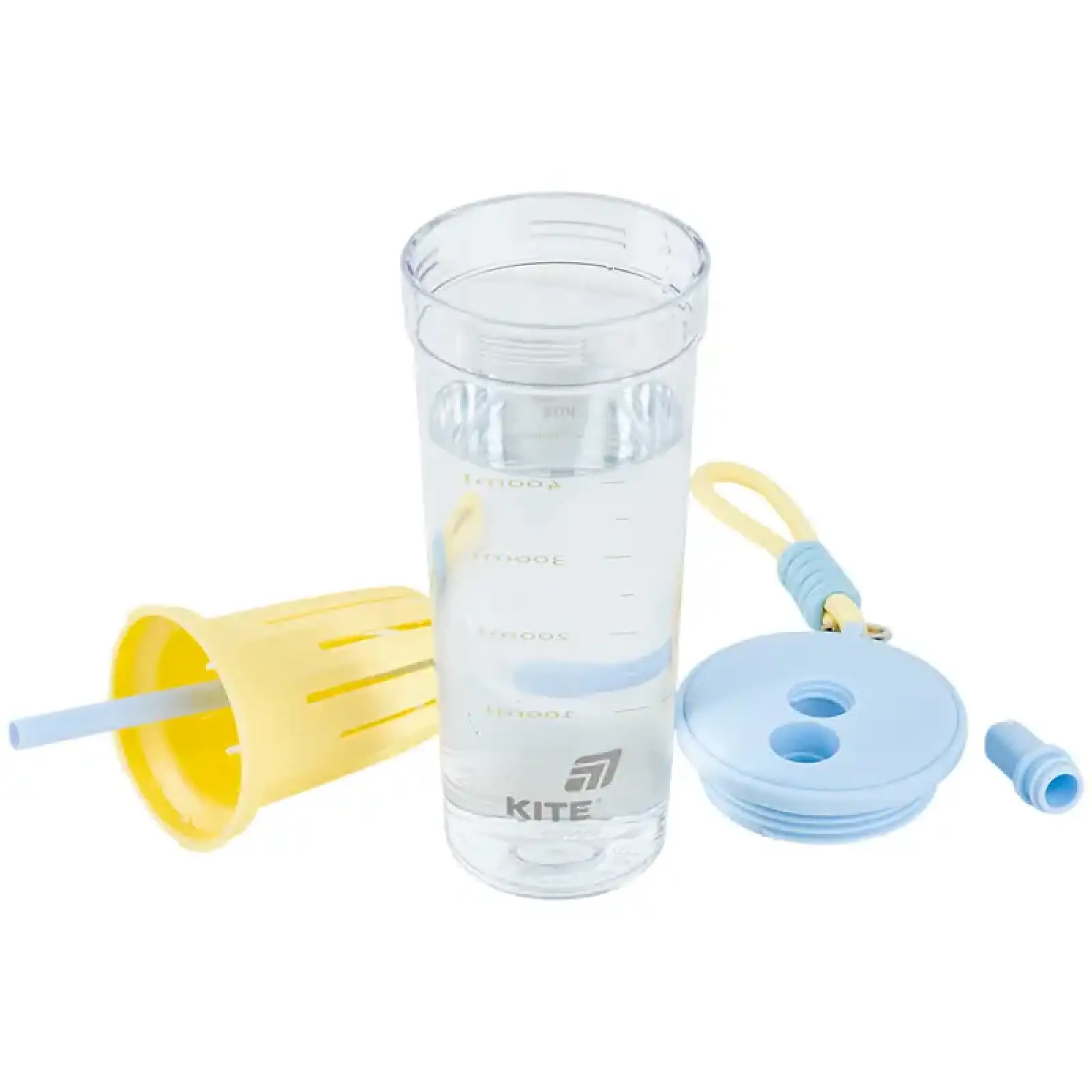 Стакан для води, 650 мл, жовто-блакитний KITE K25-1219-3