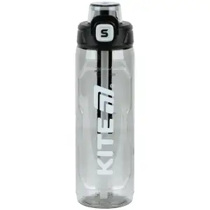 Пляшечка для води, 800 мл, чорна KITE K25-1211-1