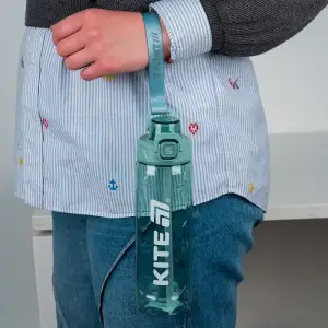 Пляшечка для води, 800 мл, бірюзова KITE K25-1211-2