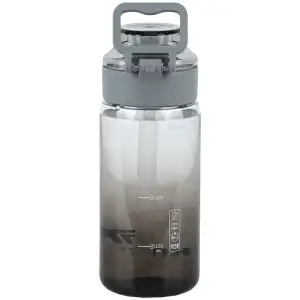 Пляшечка для води, 600 мл, чорна KITE K25-1212-1