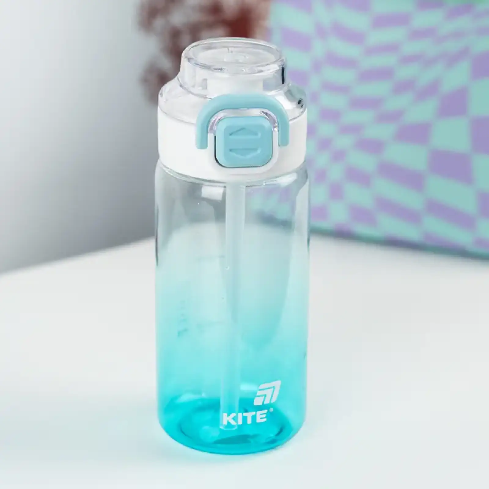 Пляшечка для води, 600 мл, блакитна KITE K25-1212-2