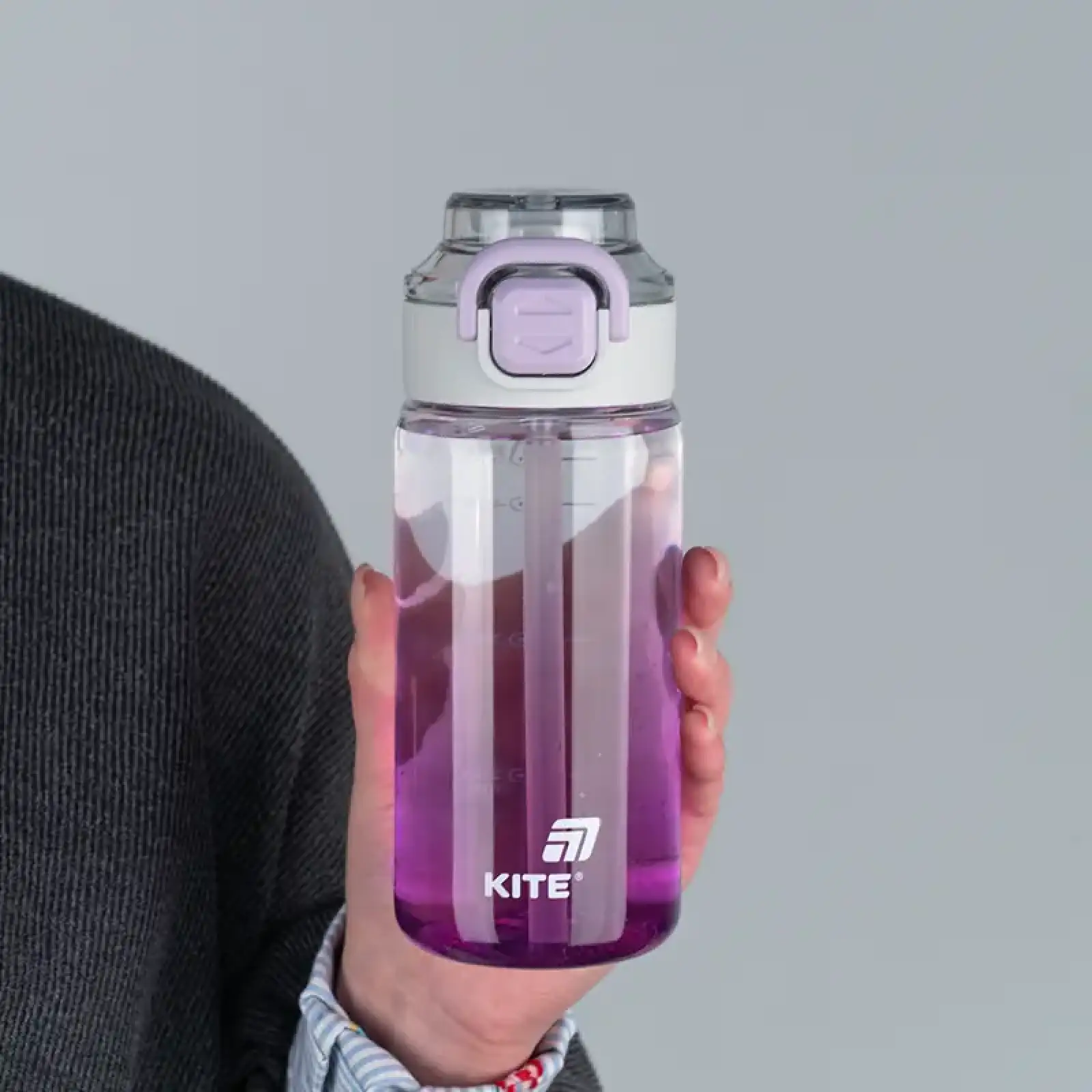 Пляшечка для води, 600 мл, фіолетова KITE K25-1212-3