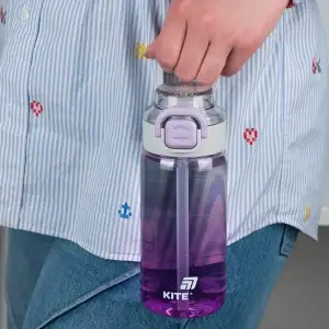Пляшечка для води, 600 мл, фіолетова KITE K25-1212-3
