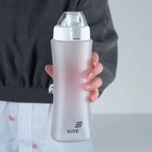 Пляшечка для води, 660 мл, біла KITE K25-1216-1