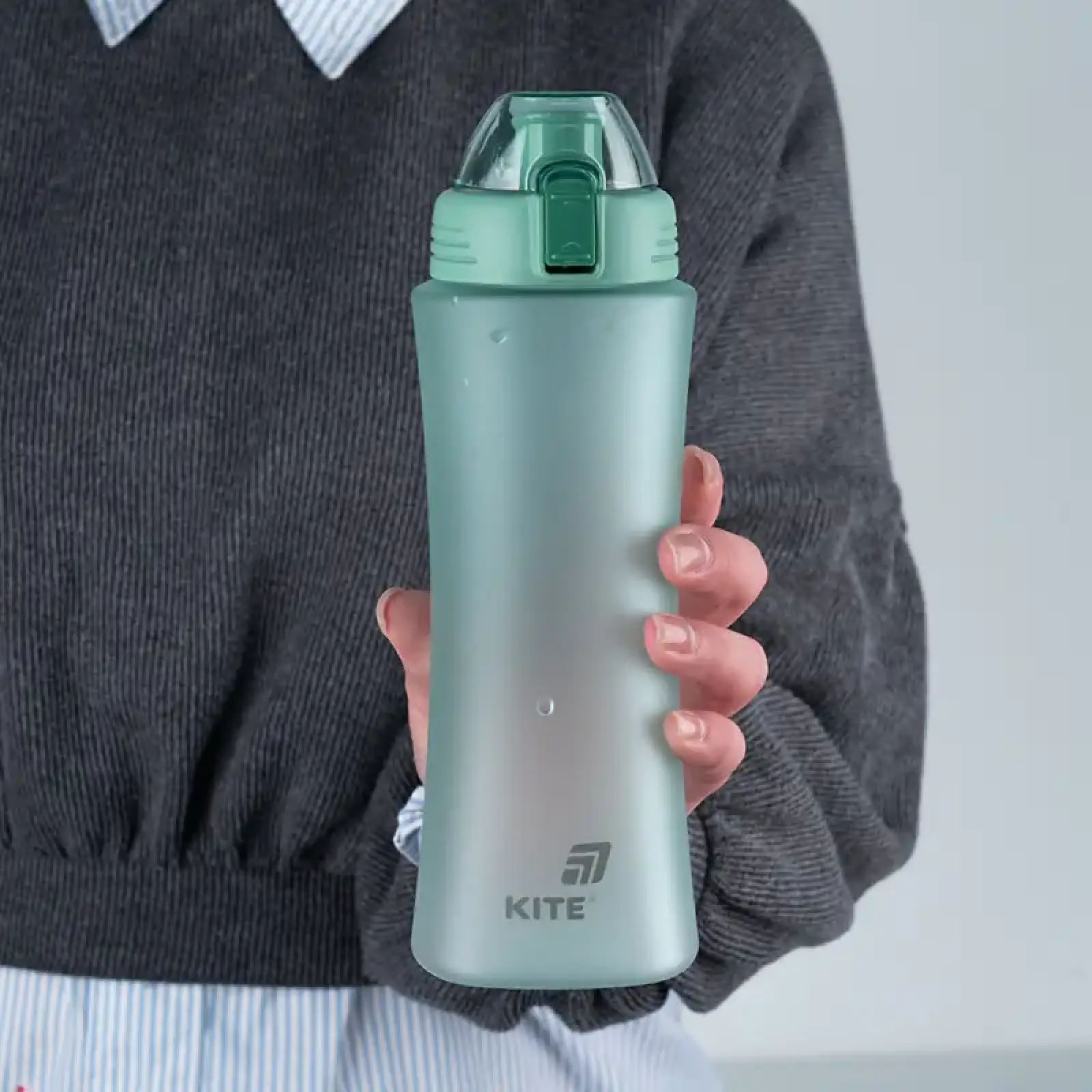 Пляшечка для води, 660 мл, бірюзова KITE K25-1216-2
