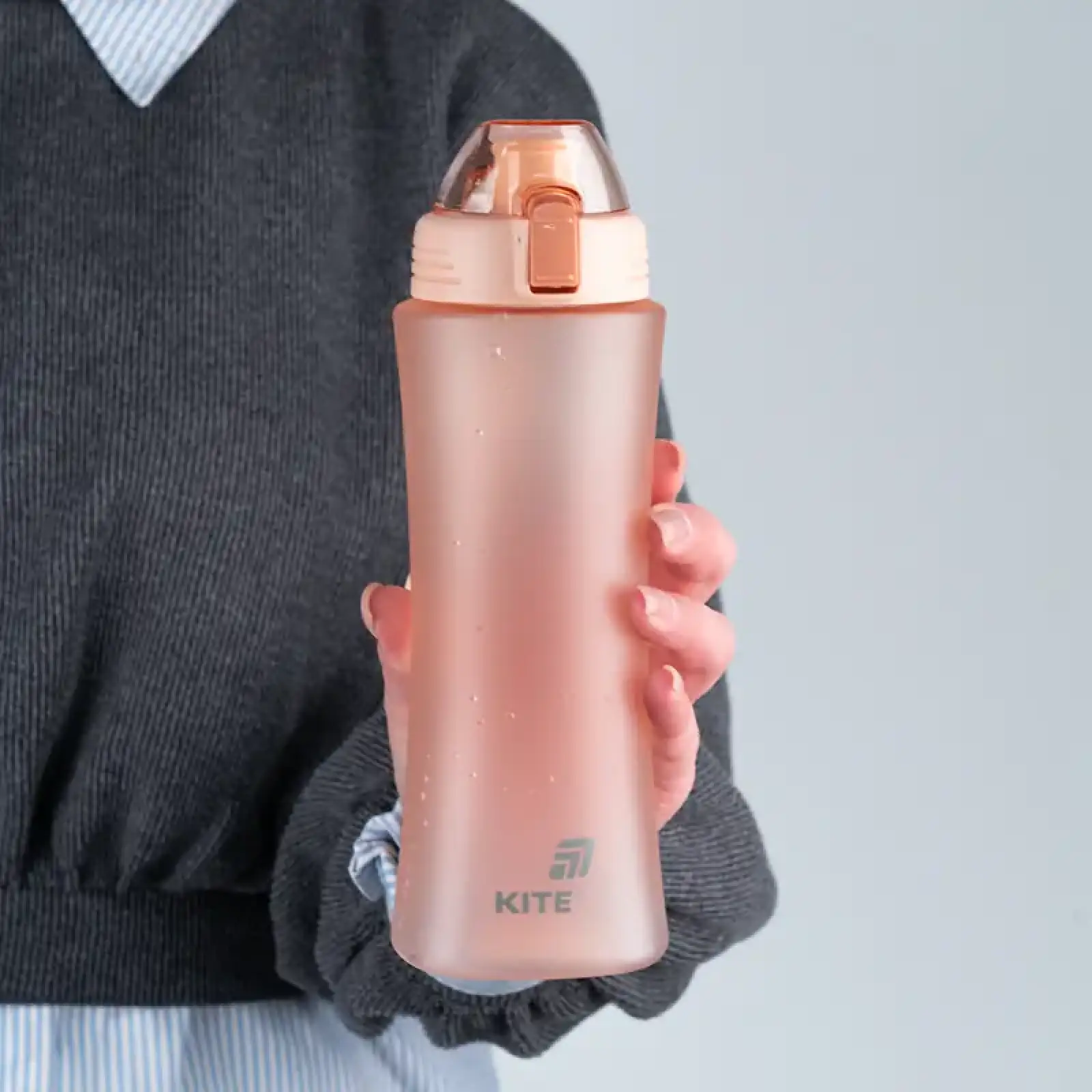 Пляшечка для води, 660 мл, рожева KITE K25-1216-3