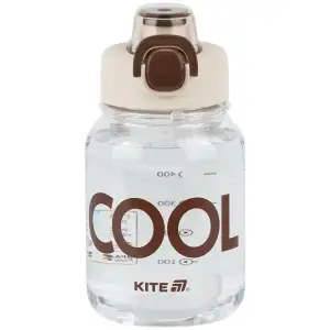 Пляшечка для води, 700 мл, біло-коричнева KITE K25-1217-1