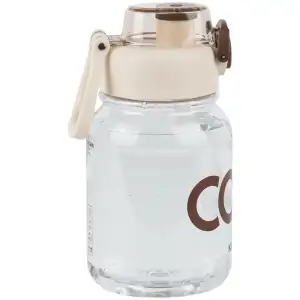 Пляшечка для води, 700 мл, біло-коричнева KITE K25-1217-1