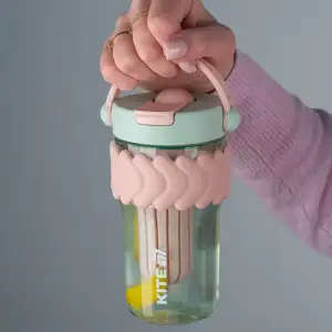 Стакан для води, 700 мл, м'ятно-рожевий KITE K25-1230-3