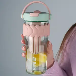 Стакан для води, 900 мл, м'ятно-рожевий KITE K25-1231-3