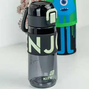 Пляшечка для води, 550 мл, сіра KITE K25-1232-1