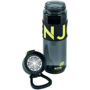 Пляшечка для води, 680 мл, чорно-жовта KITE K25-1233-1
