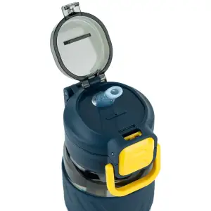 Пляшечка для води, 800 мл, сіро-жовта KITE K25-1234-1