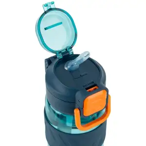 Пляшечка для води, 800 мл, блакитно-помаранчева KITE K25-1234-3