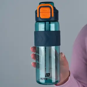 Пляшечка для води, 800 мл, блакитно-помаранчева KITE K25-1234-3