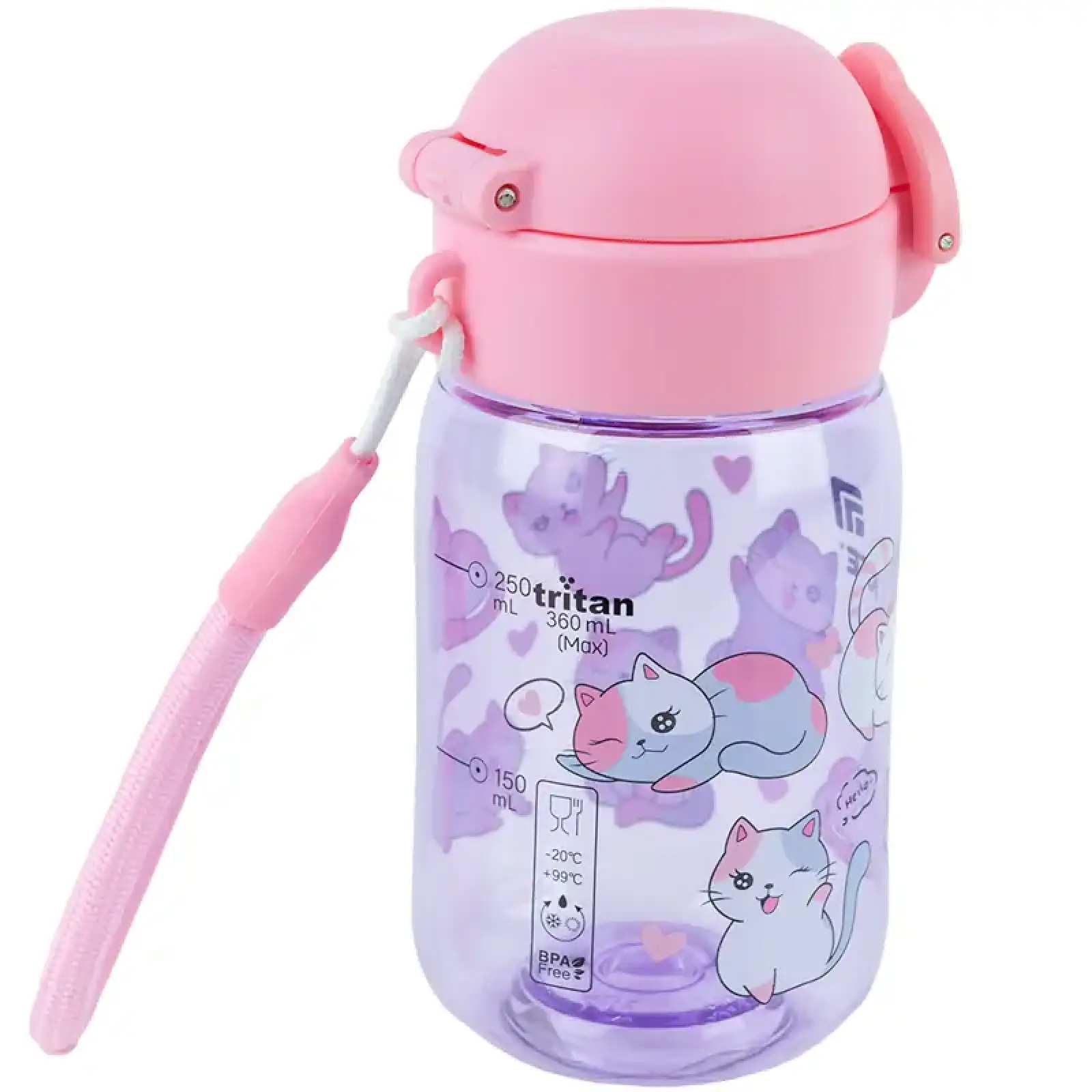 Пляшечка для води, 360 мл, Cats KITE K25-1235-1