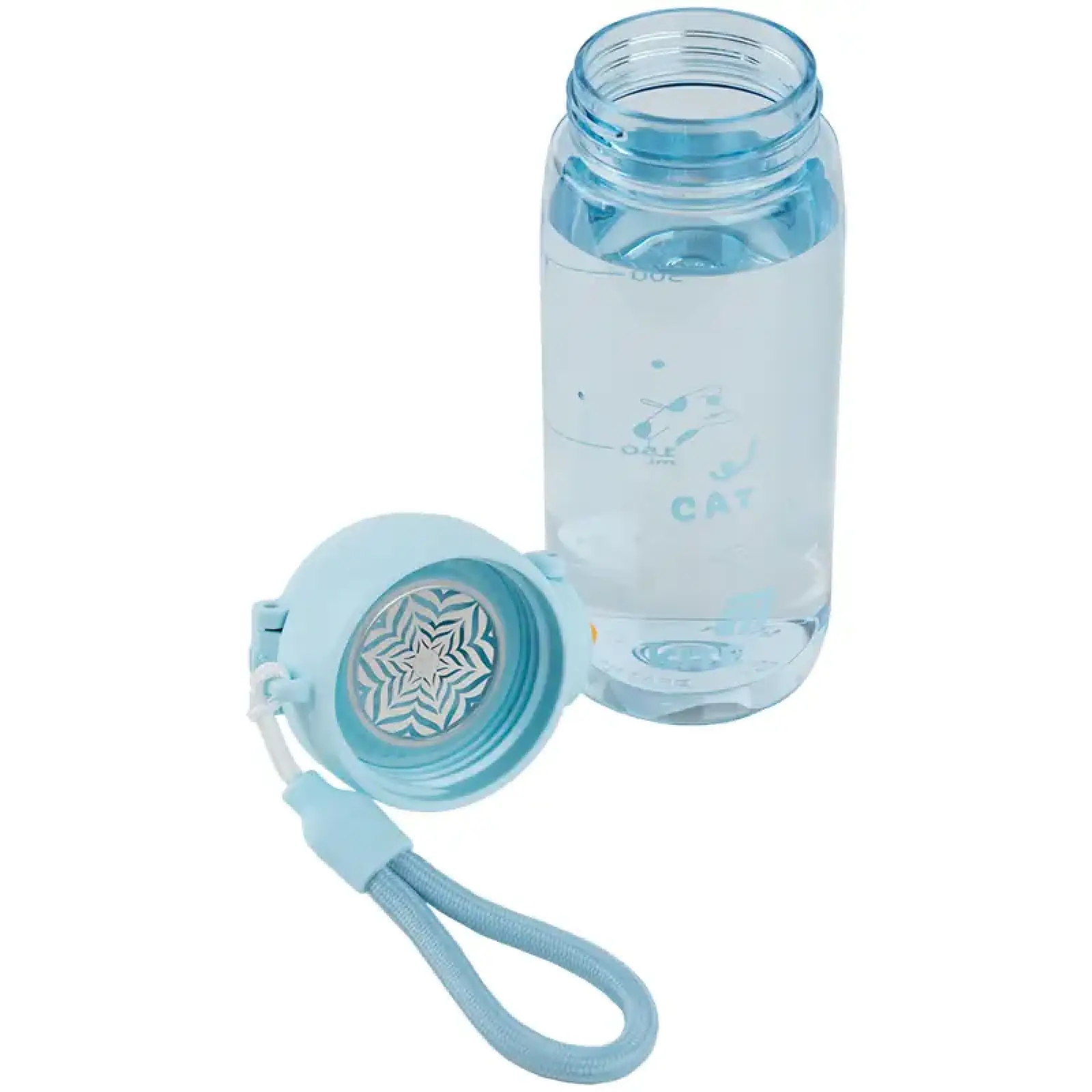Пляшечка для води, 480 мл, блакитна KITE K25-1236-2