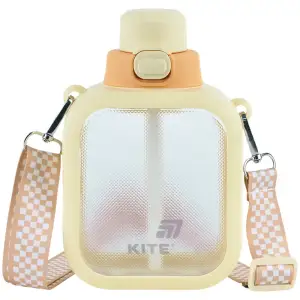 Пляшечка для води, 700 мл, жовта KITE K25-1237-1