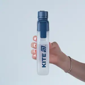 Пляшка для води, 450 мл, синя KITE K25-1239-1