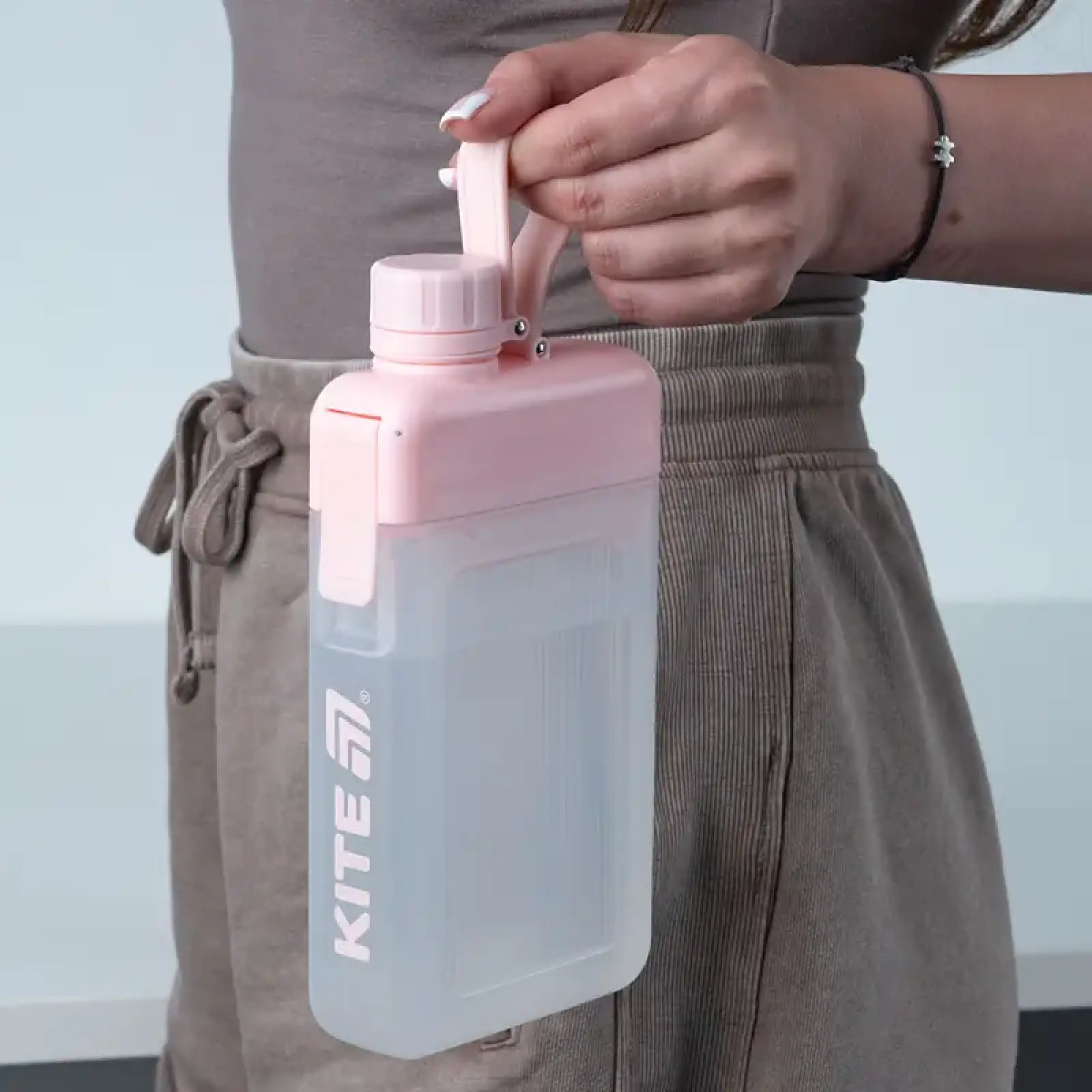 Пляшка для води, 450 мл, рожева KITE K25-1239-2