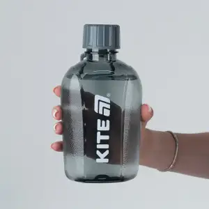 Пляшка для води, 650 мл, сіра KITE K25-1240-1