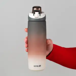 Пляшечка для води 760 мл, сіро-коричнева KITE K26-1200-3