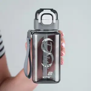 Пляшечка для води, 620 мл, сіра KITE K26-1273-2