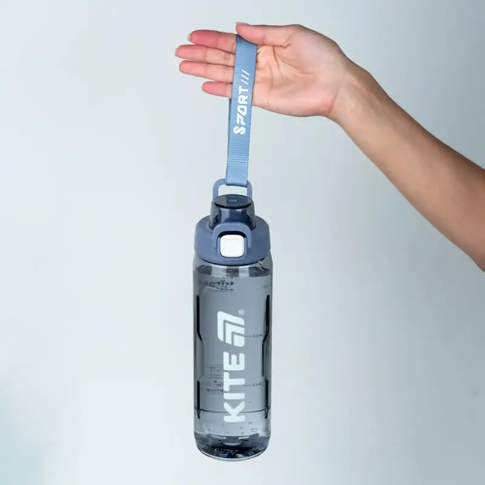 Пляшечка для води, 800 мл, сіра KITE K26-1211-3