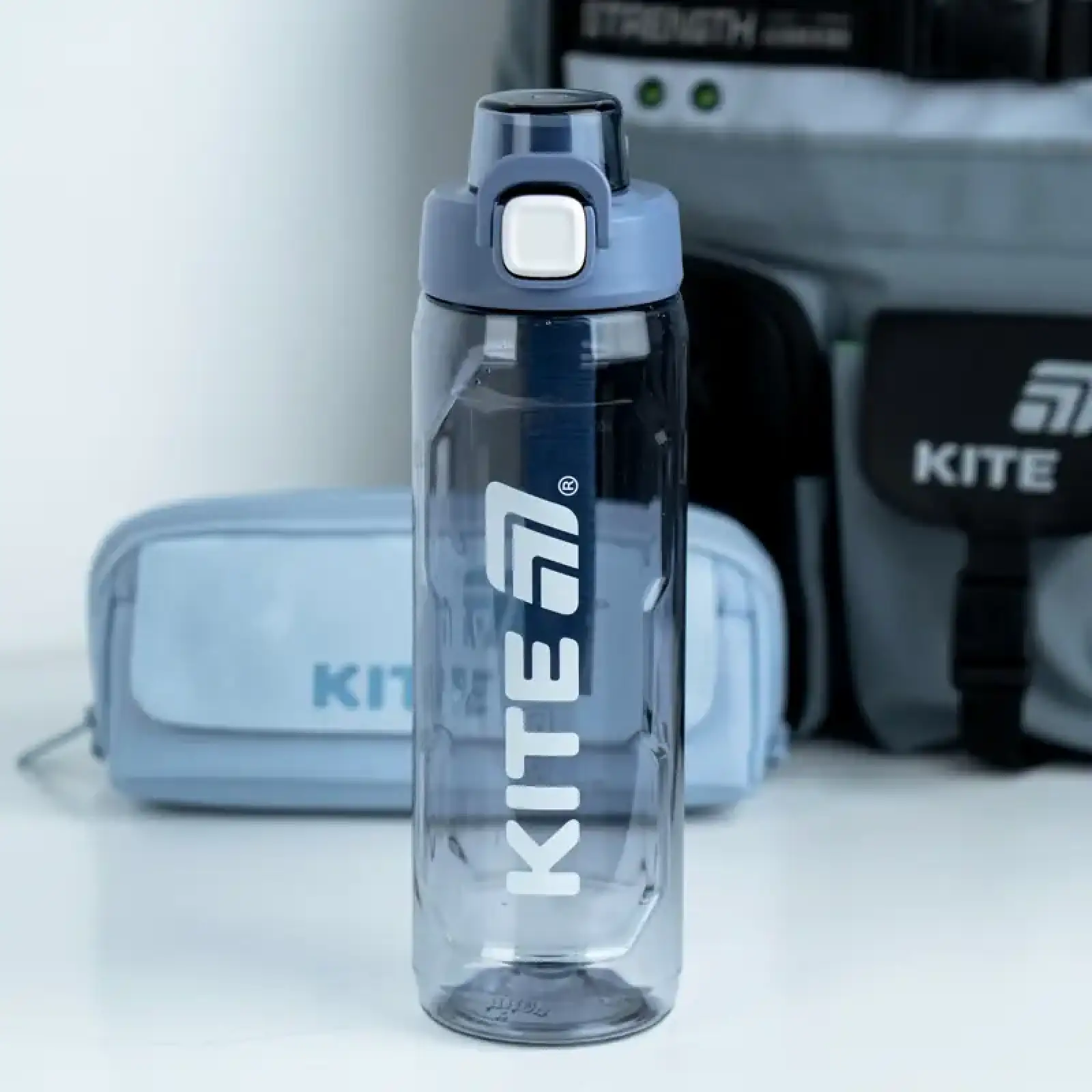 Пляшечка для води, 800 мл, сіра KITE K26-1211-3