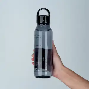 Пляшка для води 670 мл, чорна KITE K26-1313-2