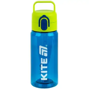 Пляшка для води 600 мл, синьо-зелена KITE K26-1314-1
