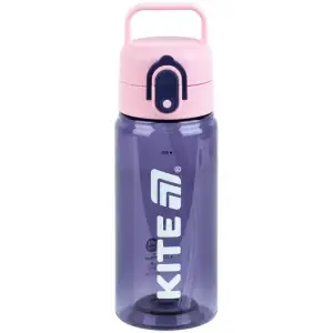 Пляшка для води 600 мл, фіолетово-рожева KITE K26-1314-2
