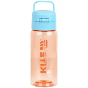 Пляшка для води 600 мл, помаранчево-блакитна KITE K26-1314-3