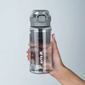 Пляшка для води 500 мл, сіра KITE K26-1316-3