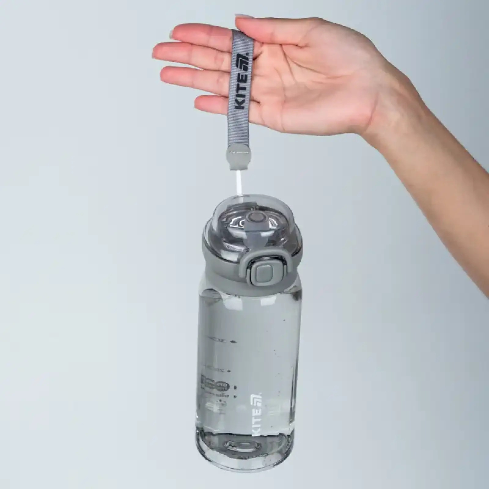 Пляшка для води 500 мл, сіра KITE K26-1316-3