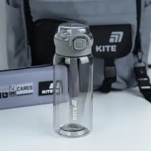 Пляшка для води 500 мл, сіра KITE K26-1316-3