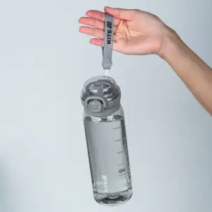 Пляшка для води 750 мл, сіра KITE K26-1317-3