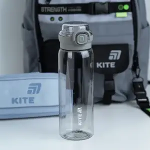 Пляшка для води 750 мл, сіра KITE K26-1317-3