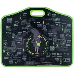 Портфель на липучках, 1 відділ., A3 Fox Rules KITE K24-208-2