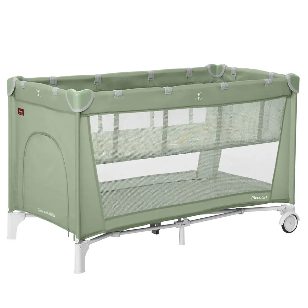 Манеж CARRELLO Piccolo+ CRL-18102 Mint Green со вторым дном