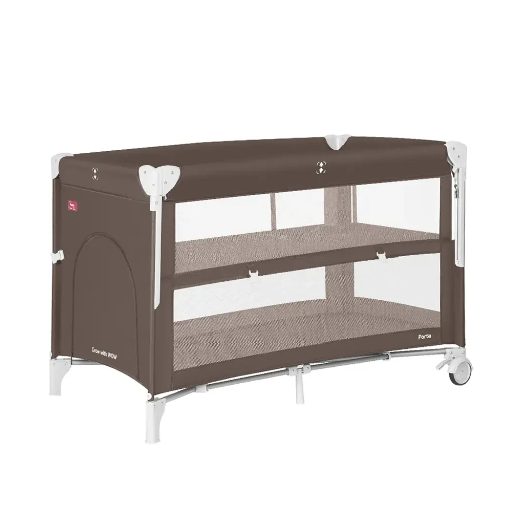 Манеж CARRELLO Porta CRL-18103 Chocolate Brown со вторым дном