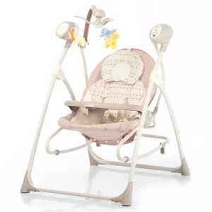 Колиска-гойдалка CARRELLO Nanny 3в1 CRL-0005 Beige Dot