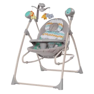 Колиска-гойдалка CARRELLO Nanny 3в1 CRL-0005 Grey Wave