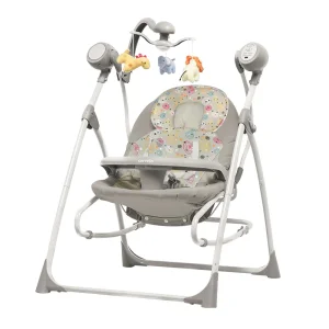Колиска-гойдалка CARRELLO Nanny 3в1 CRL-0005 Grey Planet