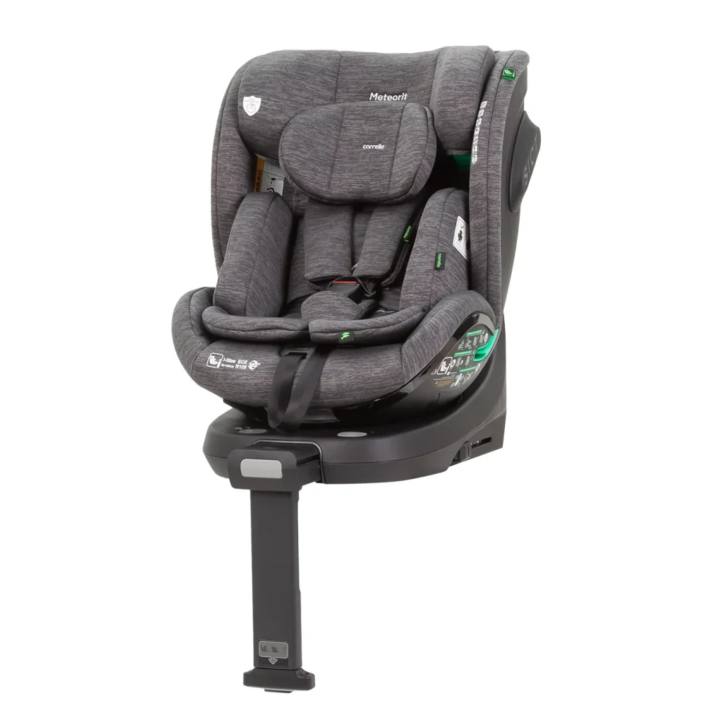 Автокрісло CARRELLO Meteorit CRL-16001 Marble Grey i-Size 40-150см ISOFIX, поворот, опор.стійка
