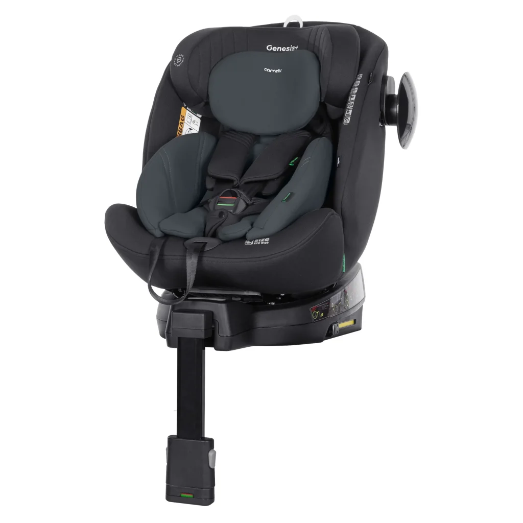 Автокрісло CARRELLO Genesis+ CRL-12807 Magnet Grey i-Size 40-150см ISOFIX, поворот, опор.стійка