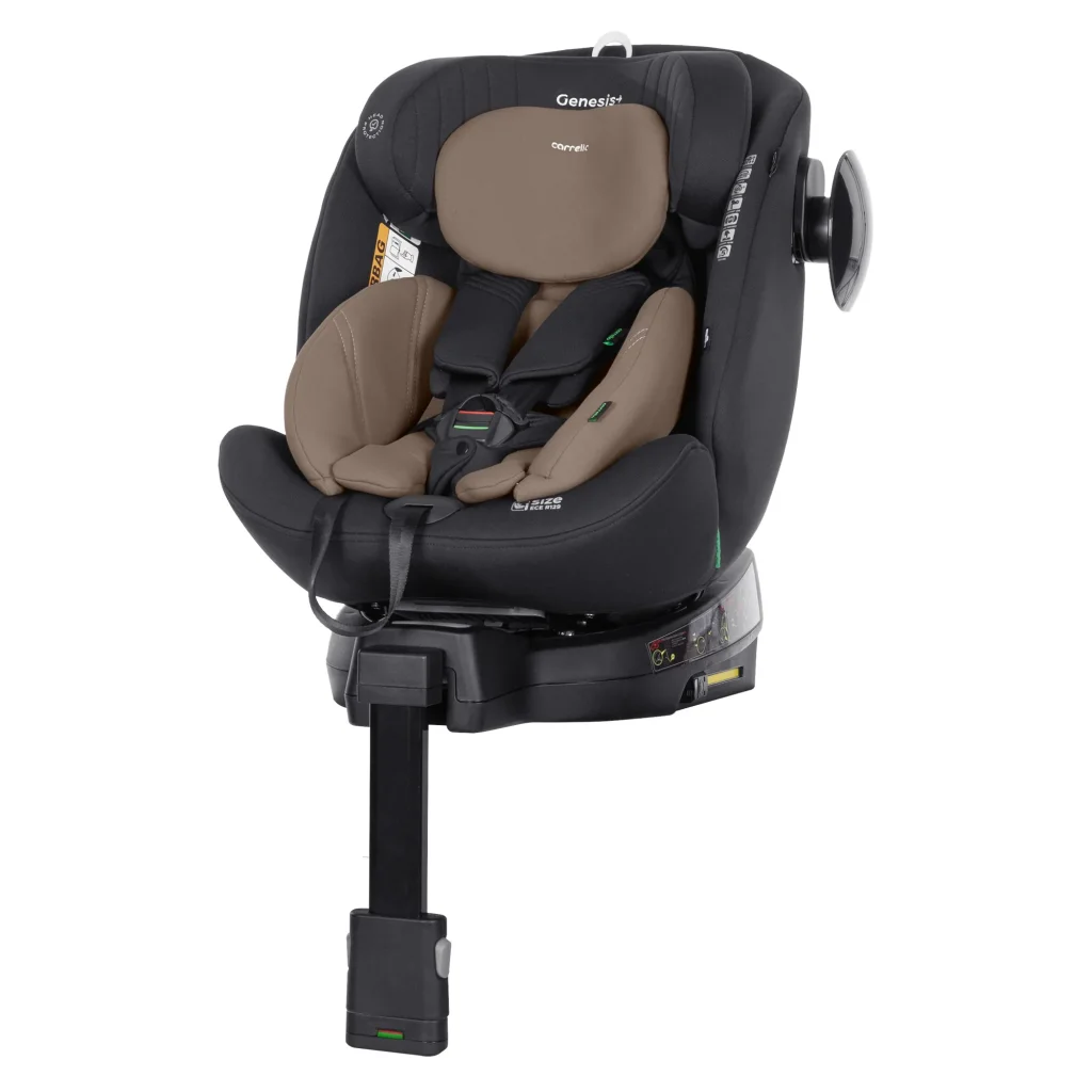 Автокрісло CARRELLO Genesis+ CRL-12807 Sand Beige i-Size 40-150см ISOFIX, поворот, опор.стійка