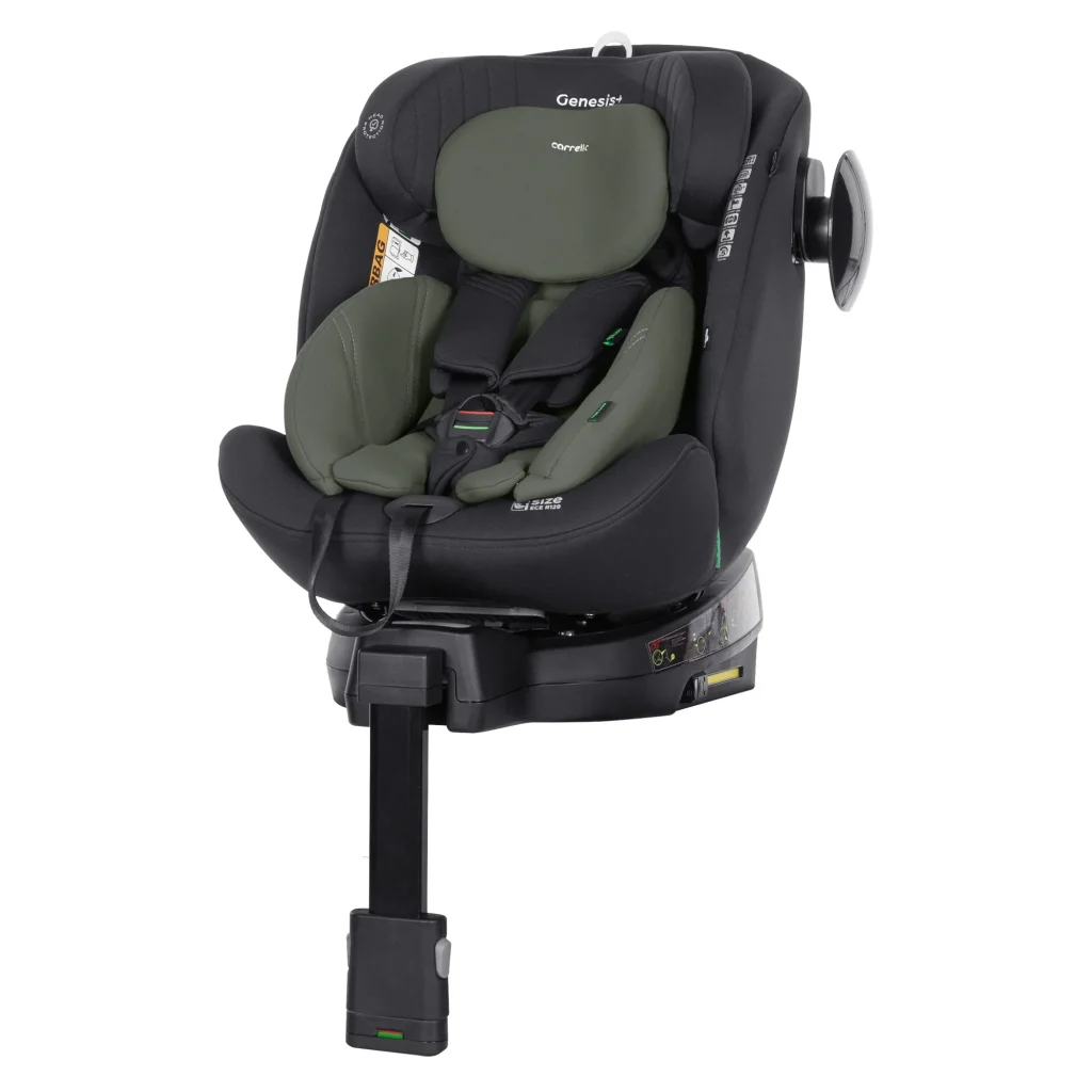 Автокрісло CARRELLO Genesis+ CRL-12807 Beetle Green i-Size 40-150см ISOFIX, поворот, опор.стійка